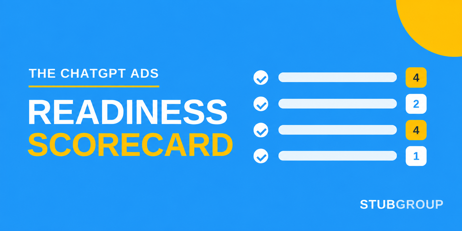 The ChatGPT Ads Readiness Scorecard
