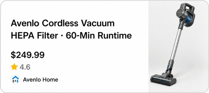 Example ChatGPT Product Feed Ad